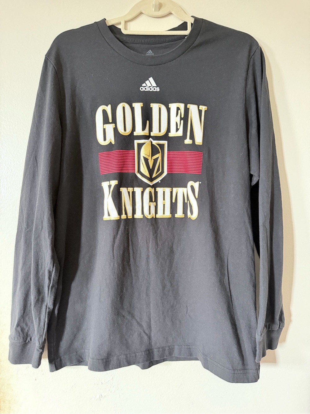 Adidas Golden Knights Long Sleeve Tee